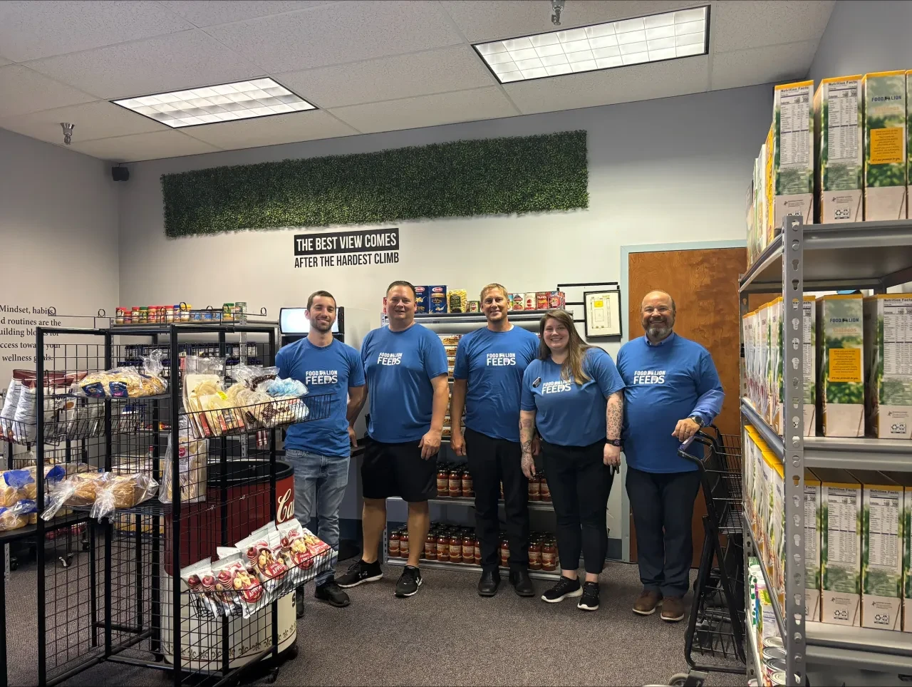Food Lion Feeds volunteer team at Community Storehouse food pantry