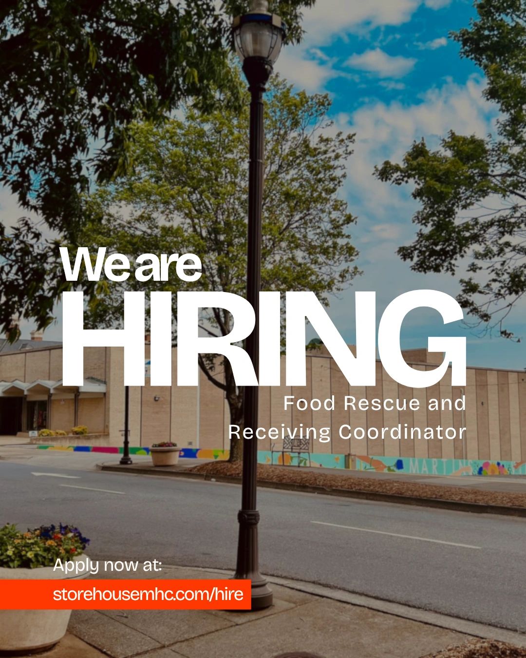 We are hiring Food Rescue and Receiving Coordinator
